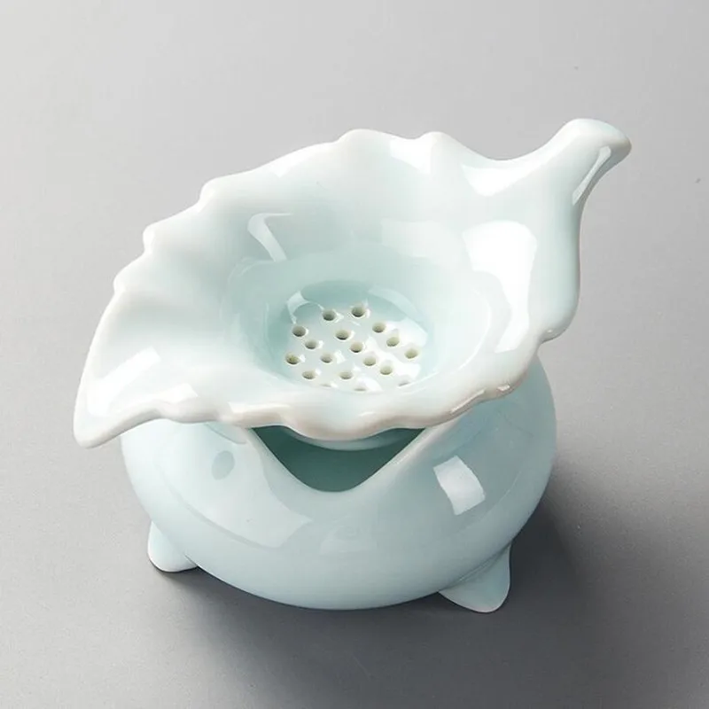 Креативный керамический сито для чая кунг-фу чайный сервиз аксессуары керамический чайный сито