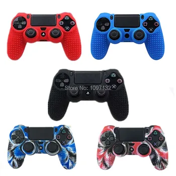 

10pcs Studded Silicone Camo Protective Skin Case For Sony Dualshock 4 PS4 DS4 Pro Slim Controller Cover