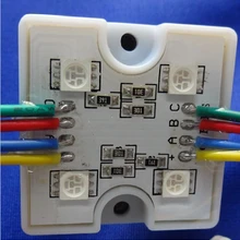 5050 RGB светодиодный модуль водонепроницаемый светодиодный пиксельный модуль свет для знака и Канала Письма SMD5050 DC12V 4 светодиодный ПК корочка