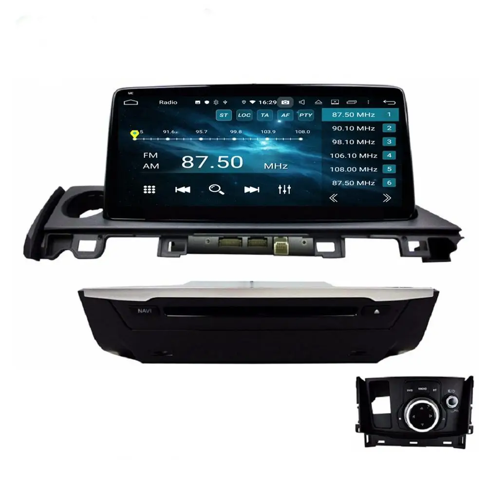 Sale 10.25" HD 1 din Android 9.0 Car Audio dvd Player for Mazda 6 2017 2018 RDS Radio GPS Bluetooth 4.2 3G/4G WIFI USB DVR OBD 1