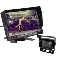 Автомобиль Тире Стенд 12 В 24 В 7 Дюймов HD LCD Парковочный Монитор Камеры Combo Kit для Автомобилей Грузовик Автобус главная ВИДЕОНАБЛЮДЕНИЯ