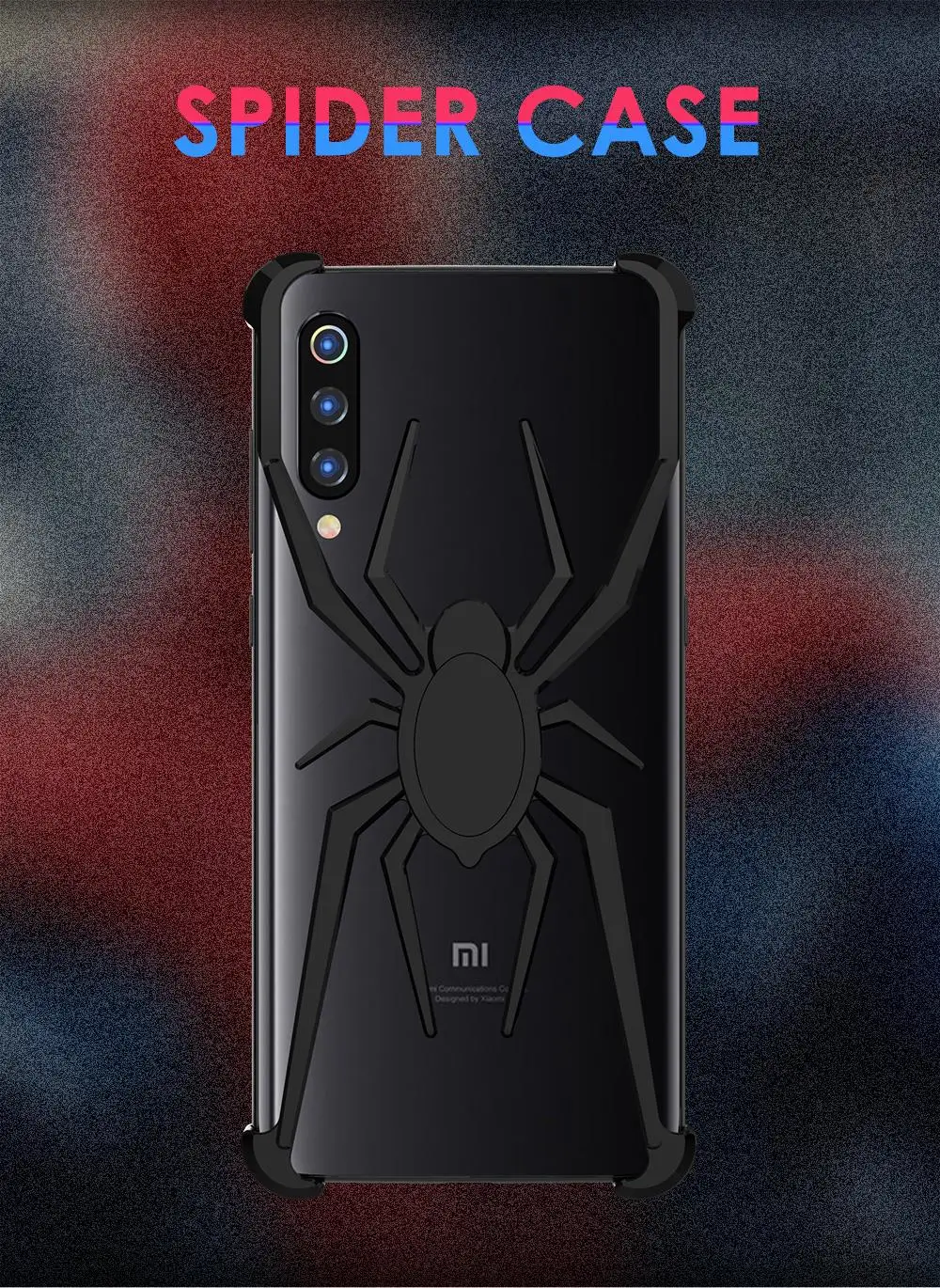 Spider The element stents for Xiaomi Black shark 2 Case Cover for Xiaomi 9 Luxury shockproof Coque