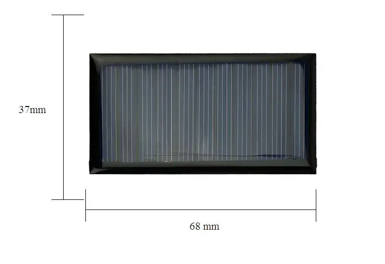 ALLMEJORES солнечная панель 5 в 6 в 12 В мини солнечная батарея панель для DIY зарядное устройство power bank игрушка источник питания солнечный светильник - Цвет: 5V 0.3W