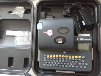 

USB connection computer BIOVIN Tube Printer S710E Cable ID Pritner Electrical Wire Marker Wire Printer Tube Printing Machine