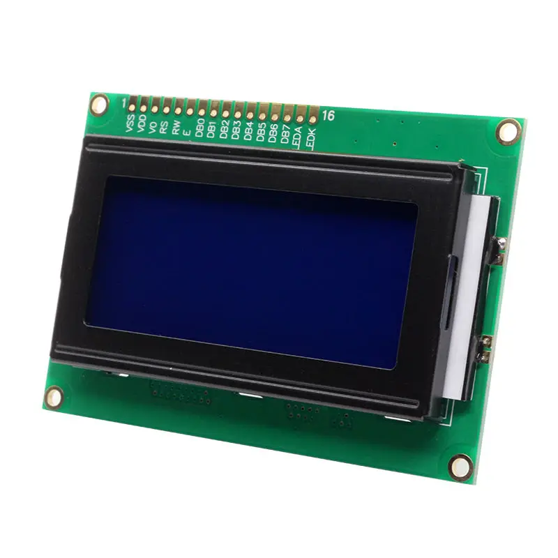 ЖК дисплей Glyduino 1604 16x4 символа с синей подсветкой|sensor doorbell|sensor receiversensor cable |