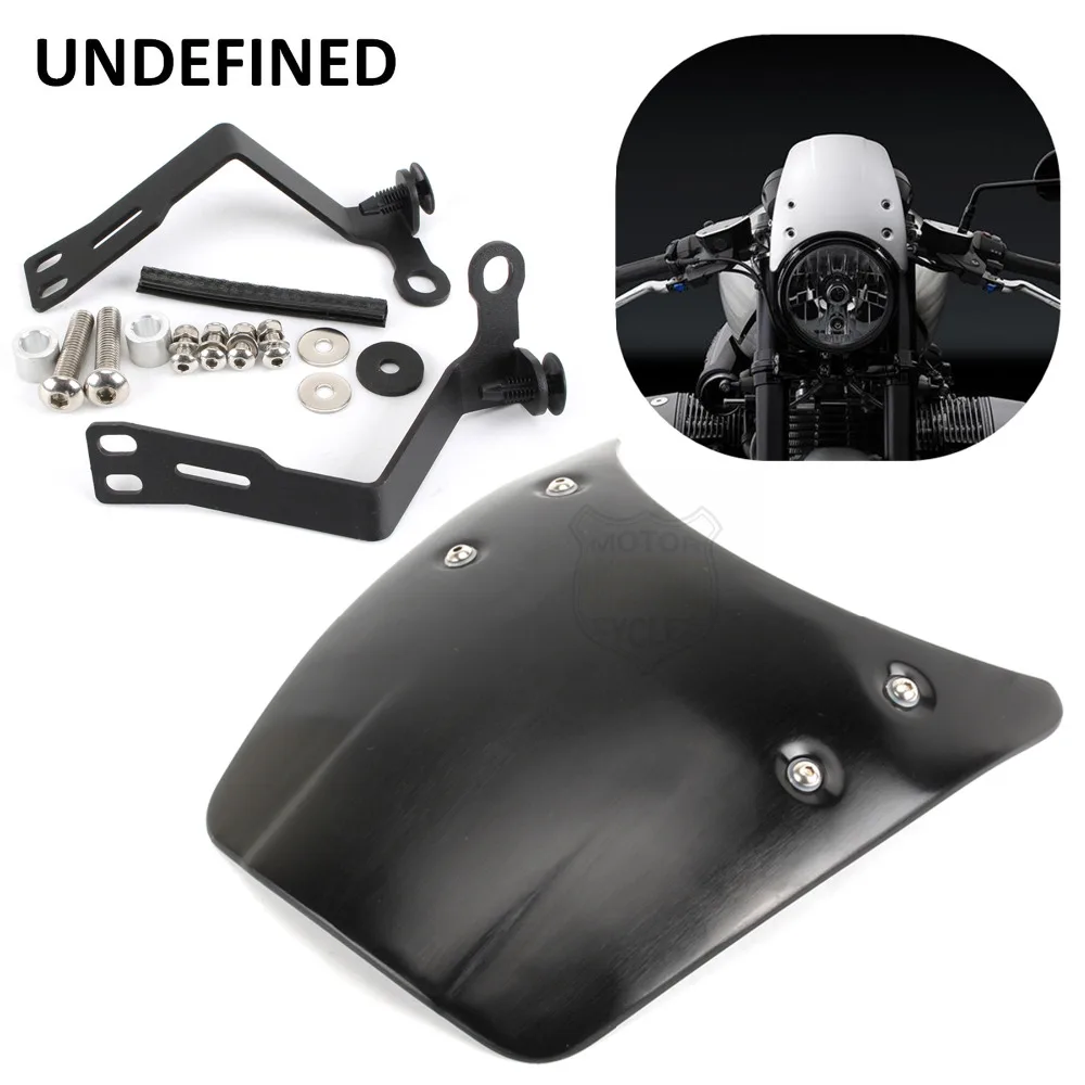 Universal Dash Motorcycle Headlight Sports Black 