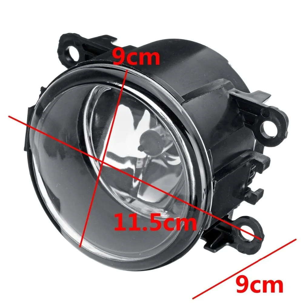 2 шт. светодиодный передние противотуманные фары H11 стайлинга автомобилей круглый бампер Галогенные Противотуманные лампы 12 V для Mitsubishi Outlancer 12-16