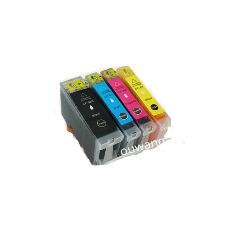 

4 x Ink For PGI-5BK CLI-8 C/M/Y FOR Canon PIXMA iP3300 iP3500 MP510 MP520 MX700 Printer with chip full ink PGI5 PGI-5