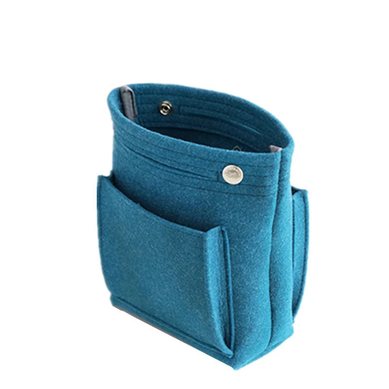 

Women Portable Makeup Bag Felt Fabric Insert Handbag Cosmetics Organizer KA-BEST