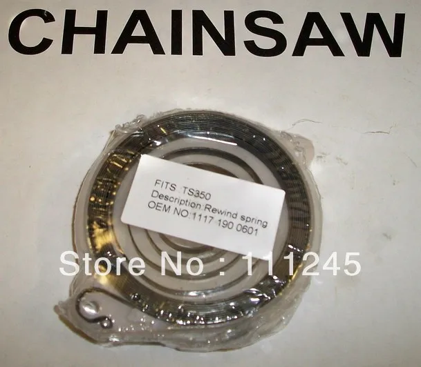 

4 X STARTER REWIND SPRING FOR SAW 038 041 042 045 048 050 056 076 070 08 510 TS350 360 FREE POSTAGE SPIRAL SPRING 11171900601