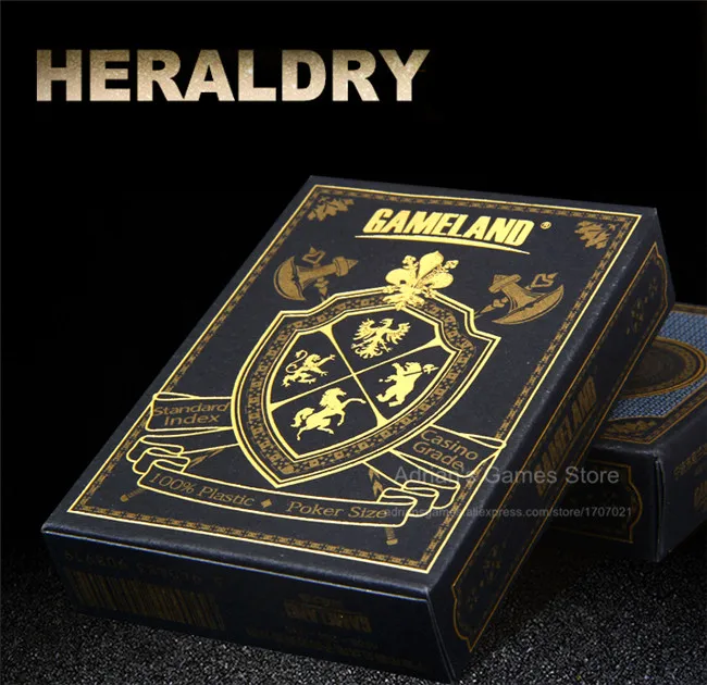 HERÁLDICA Cartas de Baralho Plastico Ouro 88*63mm