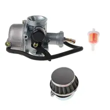 PZ19 Carburetor with Air Filter for Chinese 50cc 70cc 90cc 110cc 125cc ATV Scooter Dirt Bike Group-101 goofit pz19 carburetor with air filter for chinese 50cc 70cc 90cc 110cc 125cc atv scooter dirt bike group 101