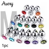 AUEXY Big M Gode Anal Plug Sex Toys for Woman Men Masturbator Buttplug Gay Sextoy Products Sexo Metal Stainless Steel Butt Plugs 1