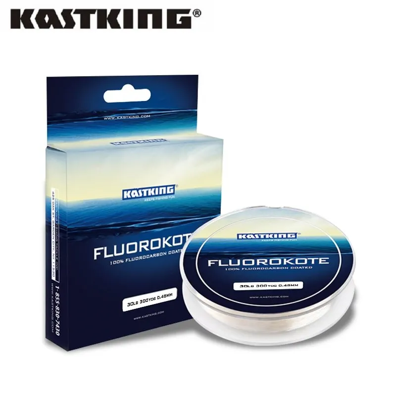 KastKing Fluorocarbon Fishing Line 4 30LB 300Yds/274m Monofilament Line Super Strong Carbon Line