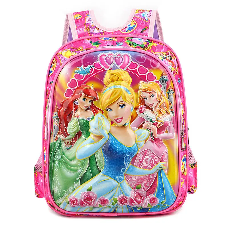 Дисней Принцесса Детский сад рюкзак мальчик девочка замороженная Эльза школьная сумка Детская сумка подарок рюкзак Детская сумка на плечо - Цвет: 4