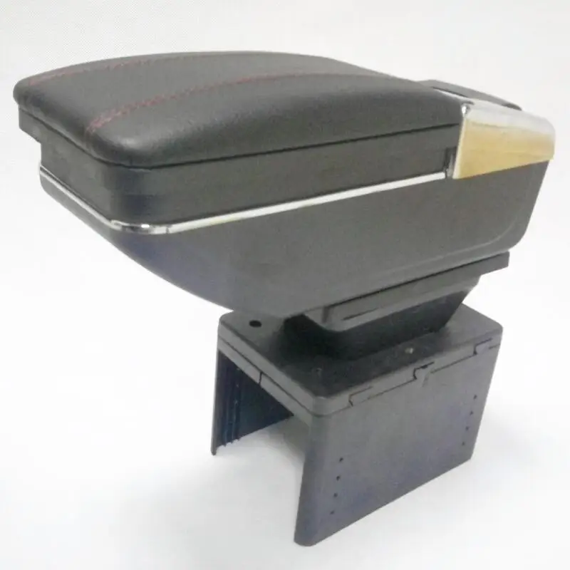 Universal Leather Car Armrest Central Store Content Storage Box with