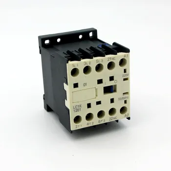 

LC1-K1201/CJX2-K1201 mini AC contactor 3P 1NC 12A