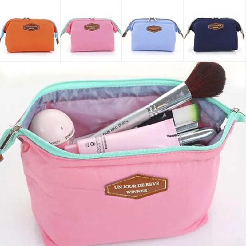 Portable cute multifunctional travel cosmetic bag beauty makeup case 