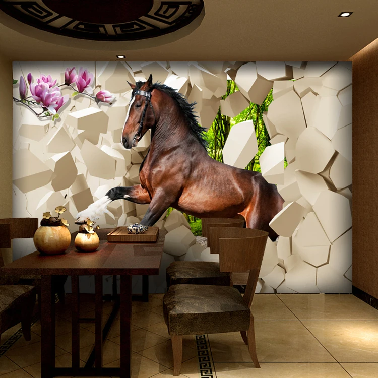 Free Shipping Three Dimensional Mural Bedroom Sofa Backdrop Three Dimensional Mural Bedroom Sofa