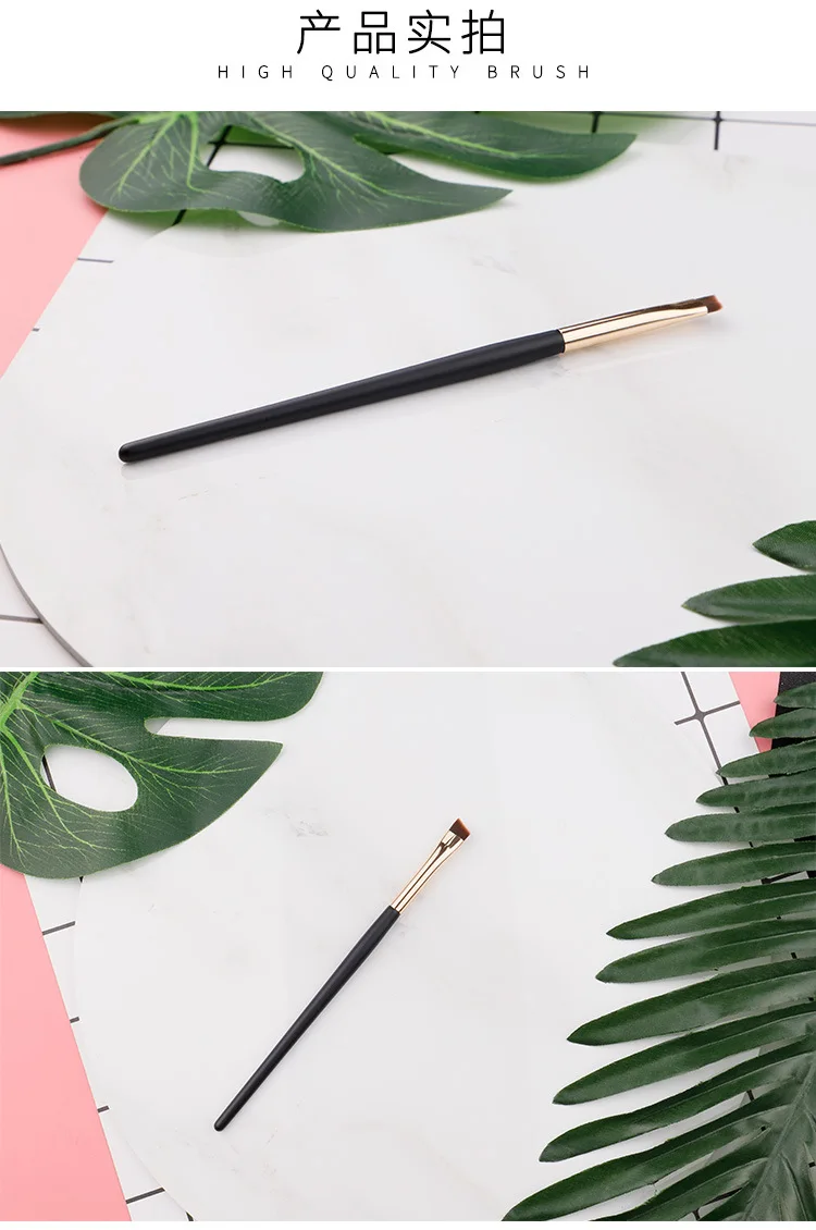 1pcs professional eye makeup brush oblique eyebrow brush art setting pen tassel professional beauty tools