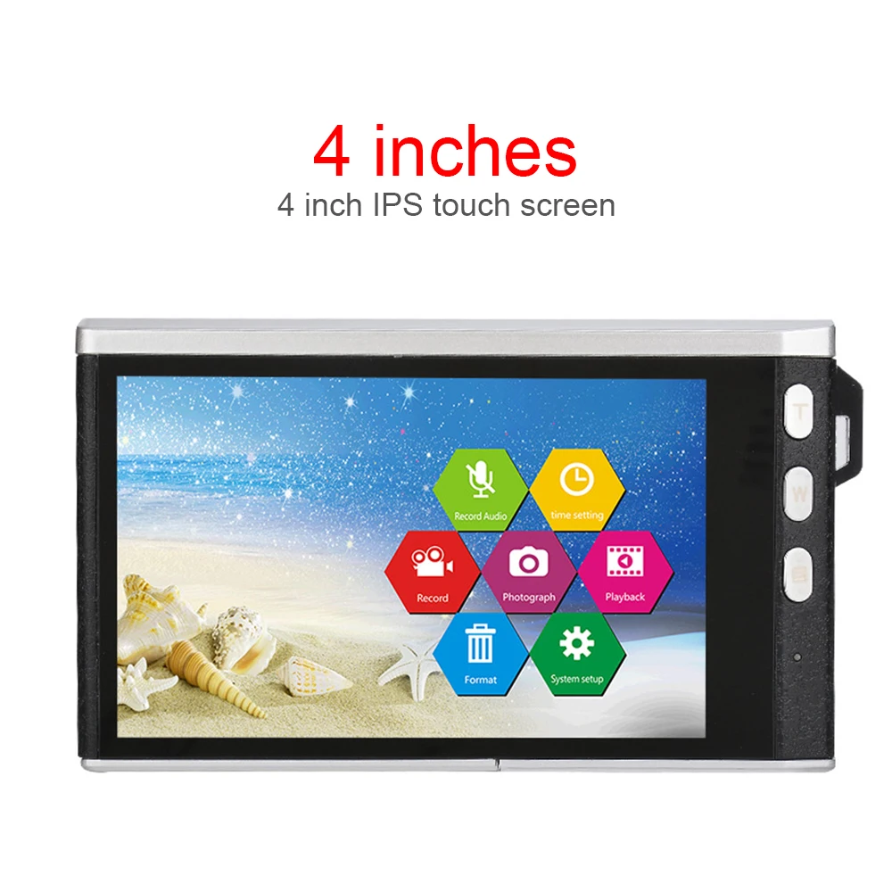 Cewaal 4 Inch Ultra High Definition 24 Million Pixel 1080P 12X Optical Zoom Micro Single Camera IPS Touch Screen SLR
