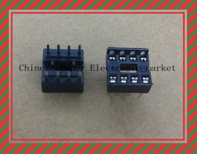 

60PCS/LOT 8pin DIP IC sockets Adaptor Solder Type 8 pin