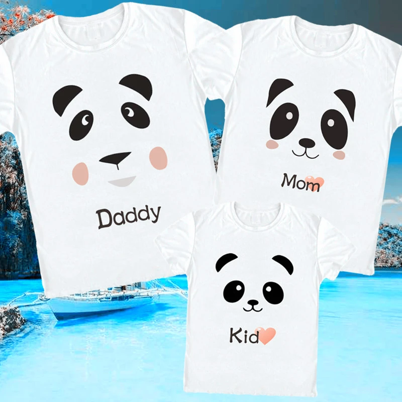Family panda tee Clearance