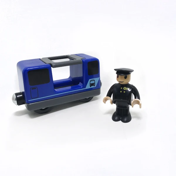 W2 Rlectric автомобильный салон для поезда с магнитным соединением, совместимый с деревянной дорожкой и совместим со всеми видами Магнитного Автомобиля - Цвет: Небесно-голубой