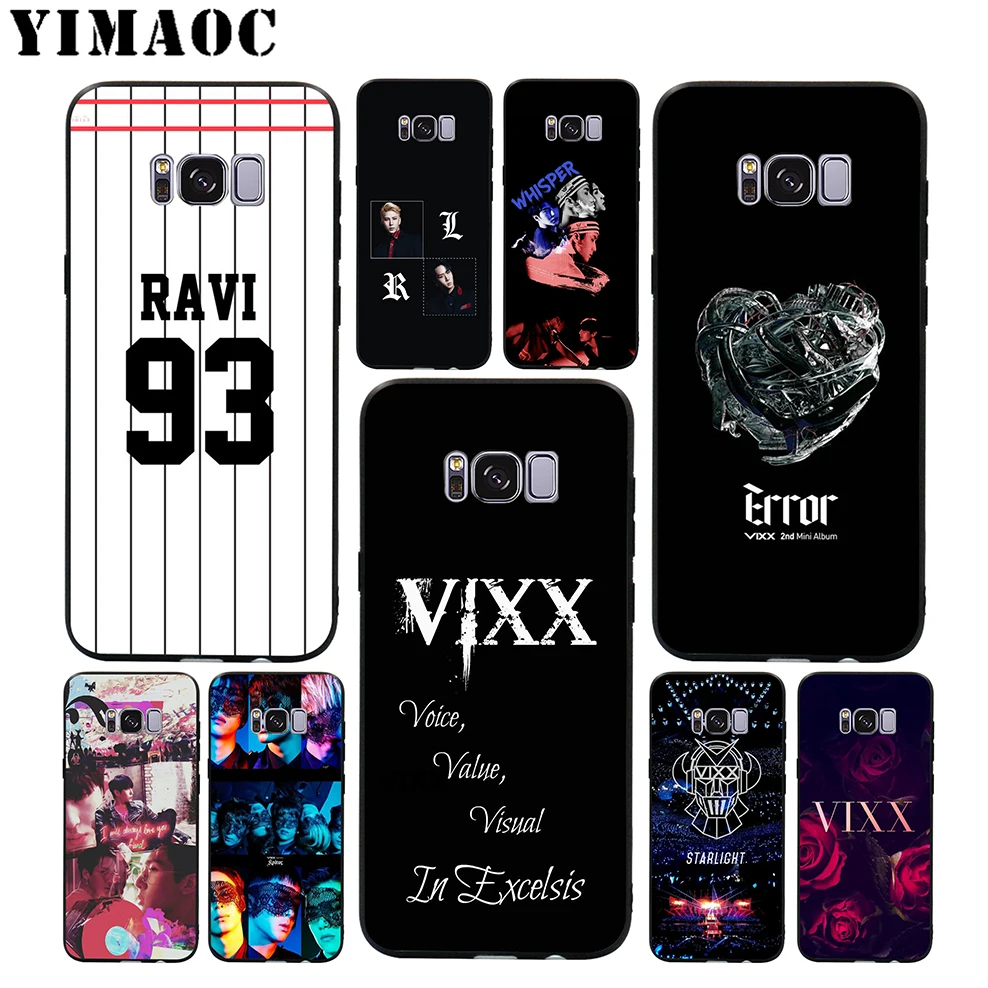 

YIMAOC VIXX K Pop Bands Soft Case for Samsung Galaxy S10 S10e S9 S8 A6 Plus S7 S6 Edge A7 A5 A3 J6 Note 9 8