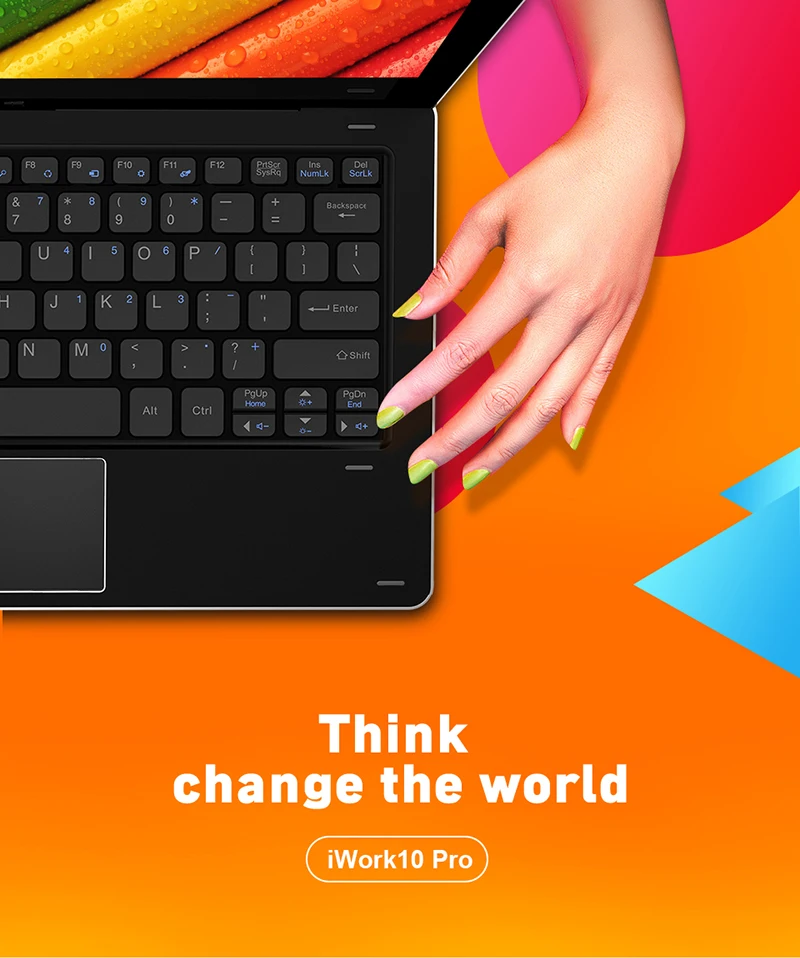 Perfect ALLDOCUBE 10.1" iwork10 Pro  Windows10+Android5.1 Intel Atom x5-Z8350 4GB RAM 64GB ROM Tablet PC HDMI Dock Keyboard IPS1920*1200 0