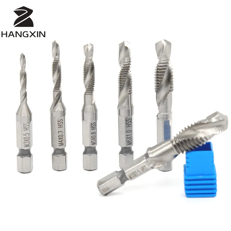 6pc hexagonal combination bit  wire tapping  taps