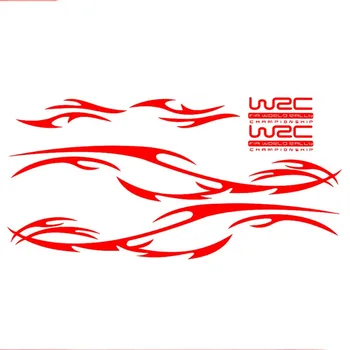 

Accessories Car WRC Stickers Pull Flower Car Stickers Body Pull Flower Modified Personality Door Stickers