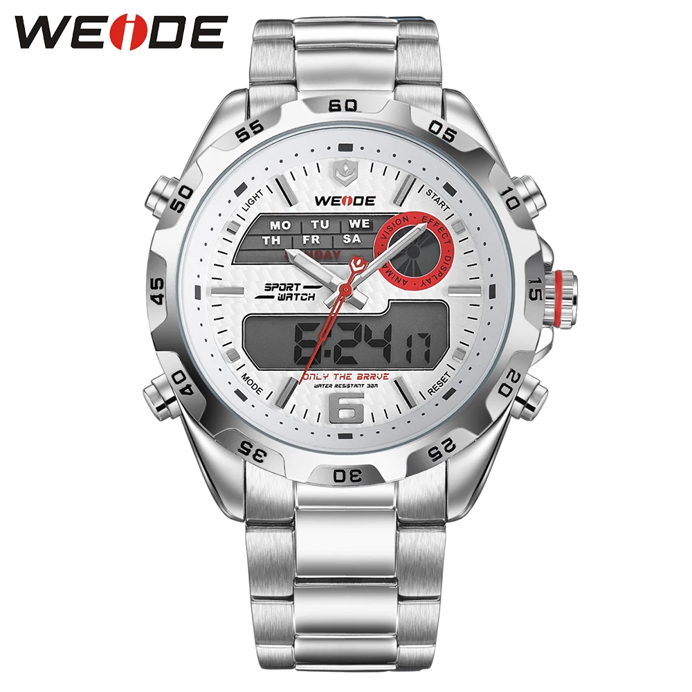 analogue watch with digital display