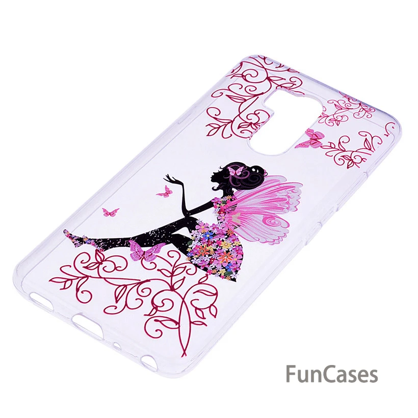 Case For LG G7 Case Silicone For LG G7 Transparent Case Fashion Ultra Thin Soft TPU Pattern Cover Accessory vendita cellular