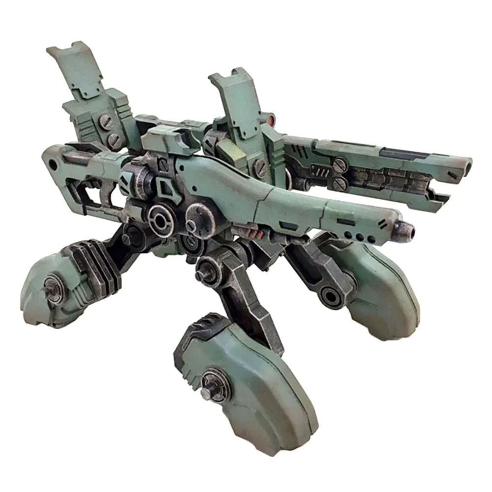 

20cm 1:27 Tiekui Mecha Model Motorcycle Double Turret DIY Removable Handwork Mecha Model with High Degree of Reduction