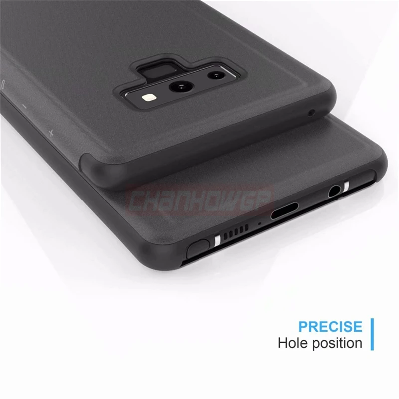 Clear Smart View Flip Mirror Case For LG V40 ThinQ Stand Cover Flip Leather Cases For LG V30 Plus V40 V30 + Funda Coque Shell 04