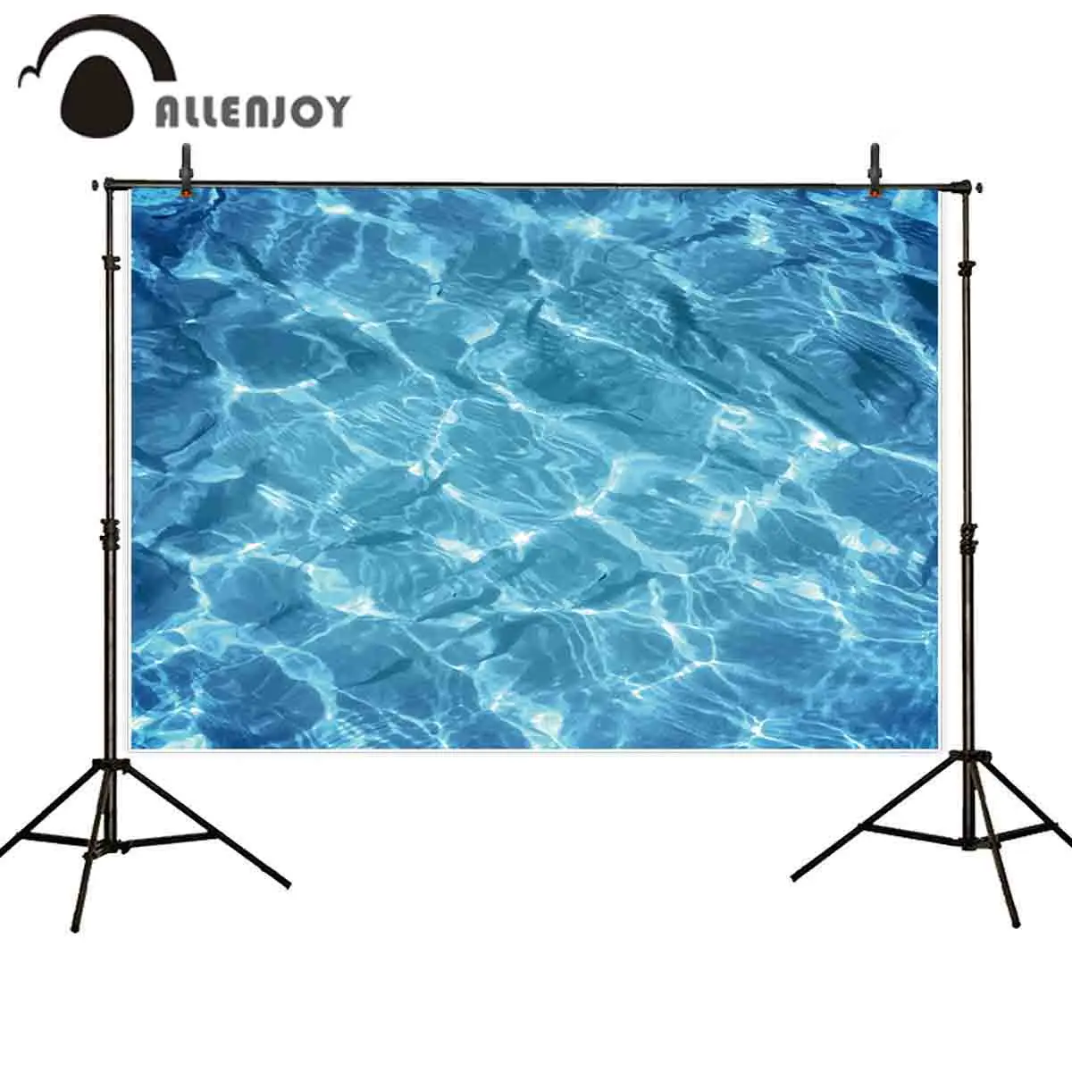 Allenjoy летние фоны для фотосъемки в бассейне воды синие волны детский фон