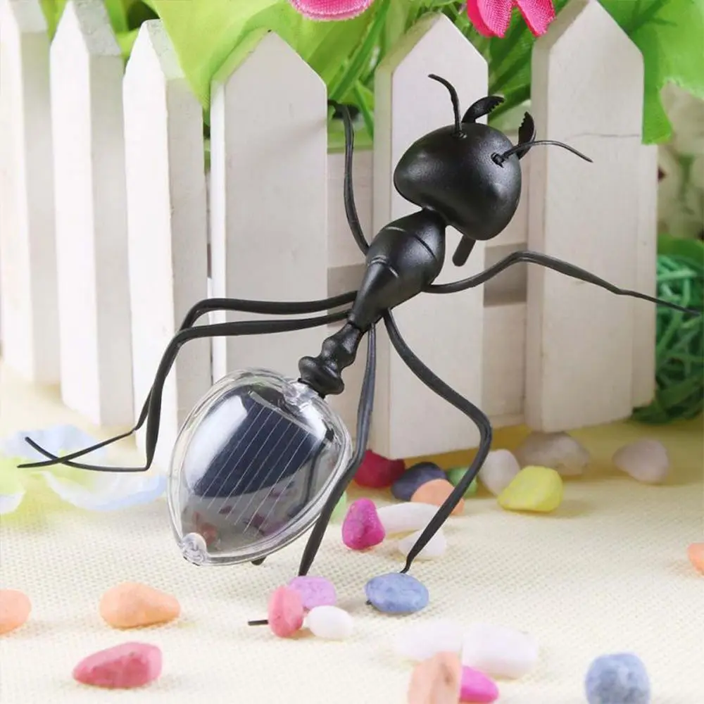 

Creative Black ABS Electronic Components Ant Insect Kids Educational Toy Magic Solar Powered Toy Approx 8.3*9*2.5 cm