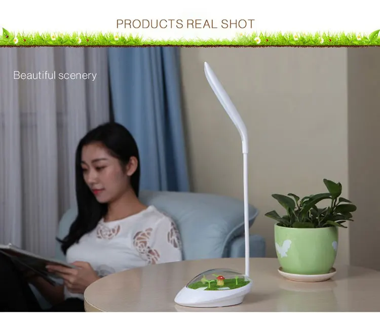 DE.SOUL Desk Lamps LED Bed Reading Book Light Desk Lamp USB Charging Table Lamp Desk Lamps Led Table Light Table Touch 3 Modes 18