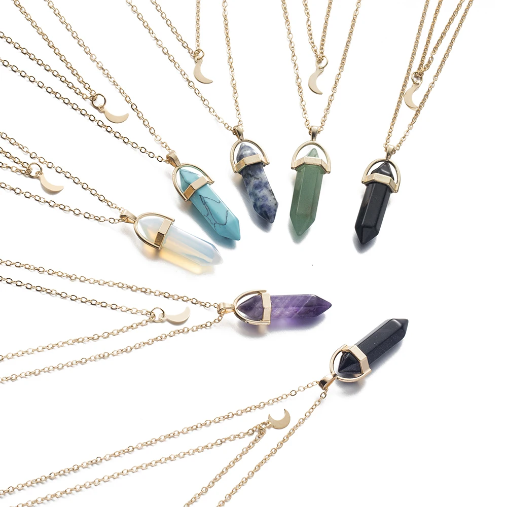 Женское ожерелье с подвеской в богемном стиле 1 шт.|crystal pendant necklace|choker fashion necklaceschoker
