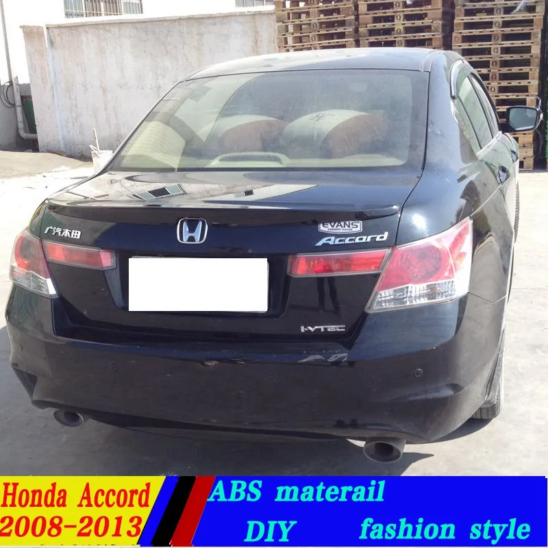 Buy use for honda accord spoiler 2008 2013 accord lip spoiler High Quality ABS