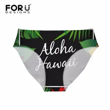 Forudesigns/Бразилия Бикини Низ Одежда заплыва Мужские Шорты для купания Для женщин Алоха Гавайи печатных бразильский Трусики для женщин Купальники для малышек отделяет стринги купальник