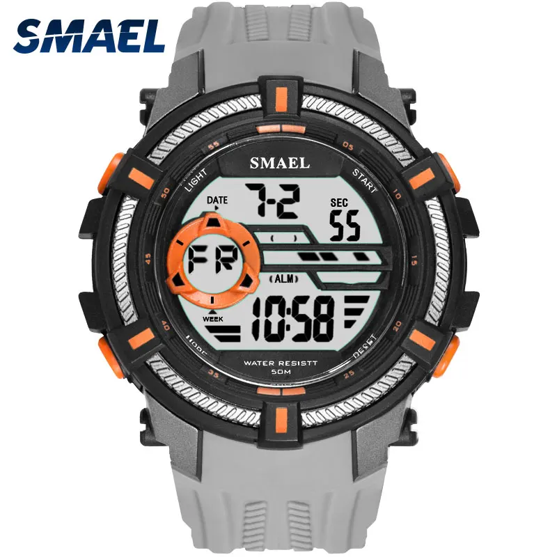 

Sport Watches Military SMAEL Cool Watch Men Big Dial S Shock relojes Hombre Casual LED Clock1616 Digital Wristwatches Waterproof