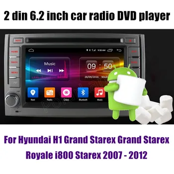 

4 Core Android 6.0 Car DVD GPS For Hyundai H1 Grand Starex Grand Starex Royale i800 Starex 2007-2012 Radio Stereo