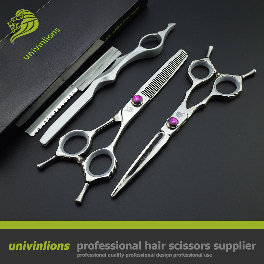Tesoura de Cabelo Melhor Cabeleireiro Tesoura Desbaste Kit Barbeiro Profissional Suprimentos Corte Cabelo 6 Vg10