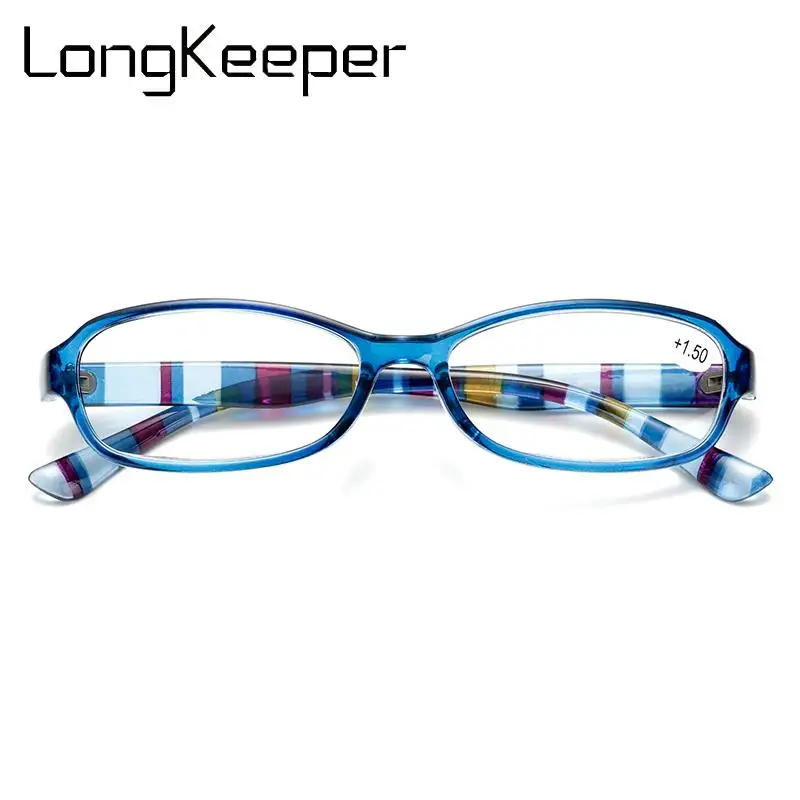 

2019 New Unisex Reading Glasses Men Women Stripe Readers Presbyopic Diopter Eyewears Ladies Male 1.0 1.5 2.0 2.5 3.0 3.5 4.0