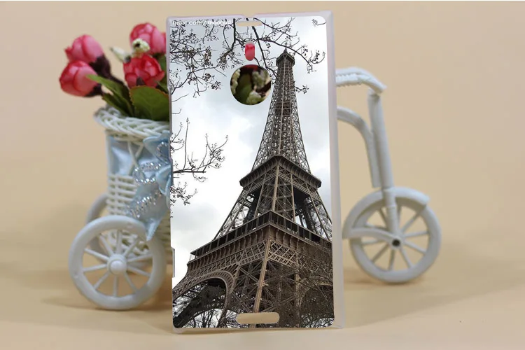 Жесткий чехол с узором для Nokia Lumia 1520 diy Окрашенные чехлы Эйфелевой башней горячая