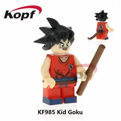 Здание Конструкторы Super Heroes малыш Goku Dragon Ball Z цифры фреиза Broly супер sayayin Модель Кирпичи Детский подарок Игрушечные лошадки kf985