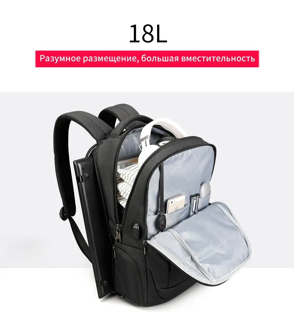 Новое поступление мужской рюкзак 15." ноутбук рюкзаки для мужчин Aнти вор школьный рюкзак женщин твердый рюкзак