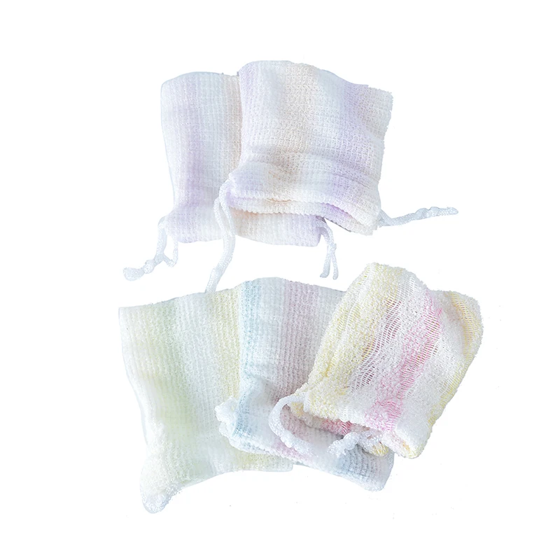 1PCS Wash Face Cloth Clean Towel Shower Bathing Scrub Washcloth Towel Travel Sponge Bath Mesh